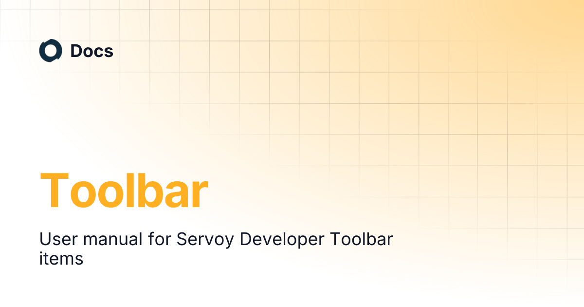 Toolbar | Docs