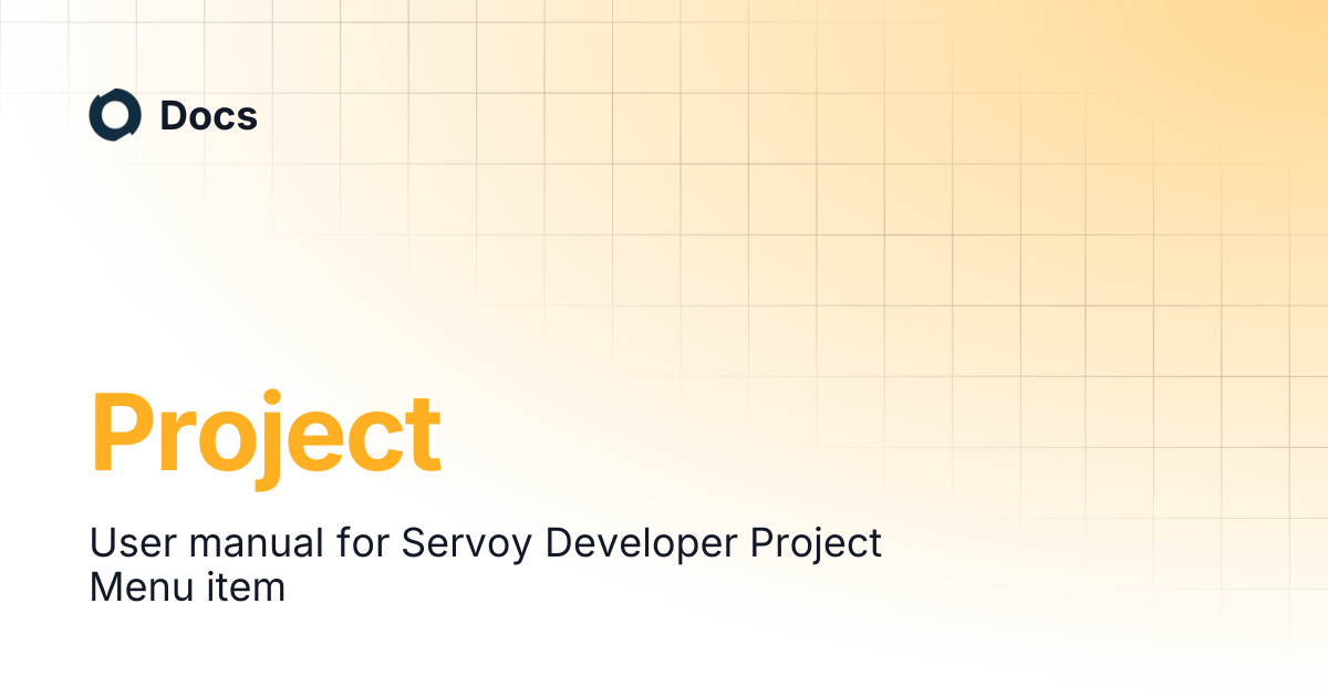 Project | Docs