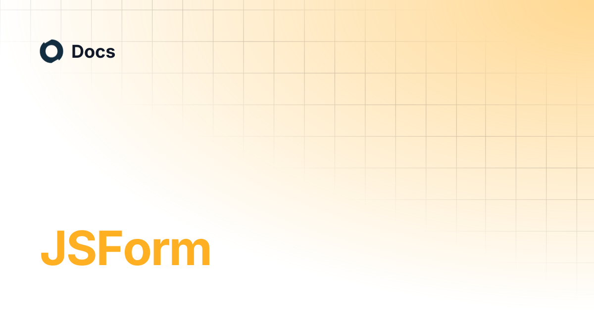 JSForm | Docs
